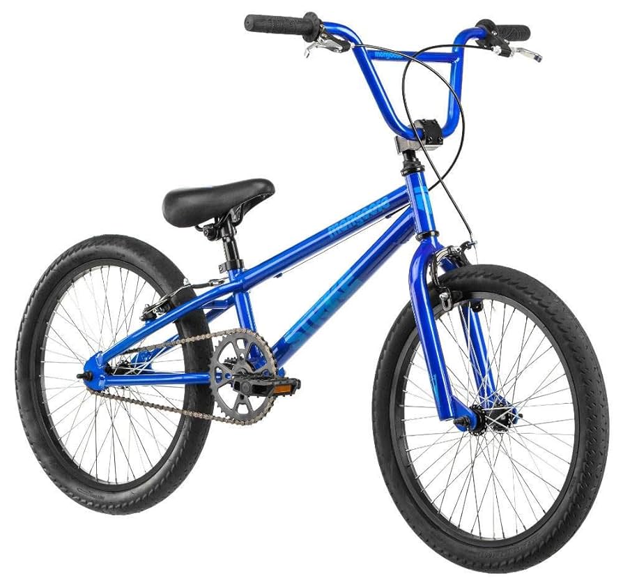 Mongoose 20-Inch Boy's Strike BMX Bicycle, Blue : Amazon.sg